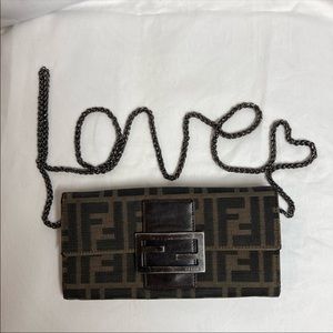 Authentic Vintage Fendi crossbody/ Wallet